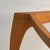 Cream Italian Sculptural Geometric Oak and Glass Table, 1980s For Sale - Image 8 of 11