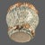 Green Antique Majolica Jardinière Glazed Pottery Scalloped Rim Spongeware Planter For Sale - Image 8 of 11