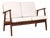 Mid-Century Modern Danish Teak 2-Seater Sofa, 1960s For Sale