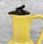 Mid-Century Farmhouse Yellow Stoneware Carafe Pitcher by McCoy For Sale - Image 4 of 7