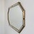 Large Spanish Hollywood Regency Octagonal Gilt Metal and Beveled Mosaic Wall Mirror For Sale - Image 6 of 12