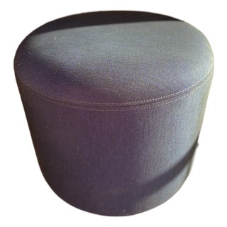 Bon Pouf Ottoman by Hem - Round, Ink Blue ( Green Available - Sold Individually ) For Sale