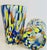 Mid-Century Modern Hand Blown Colorful Murano Art Glass Tumblers Set of 2 For Sale - Image 3 of 4