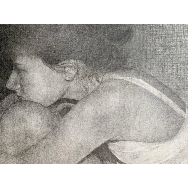 Paulina Wilk, Sister's Portrait, Lithograph on Paper, 2005 For Sale - Image 3 of 5