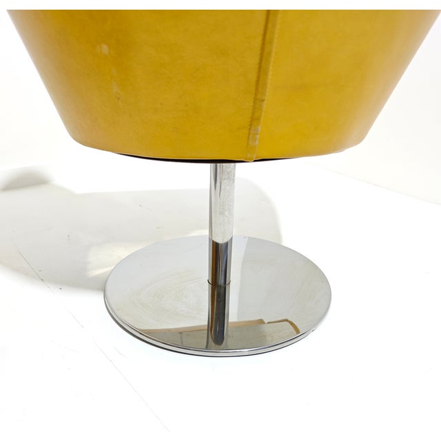 Swivel Armchairs with Chromed Legs, 1980s, Set of 2 For Sale - Image 17 of 18