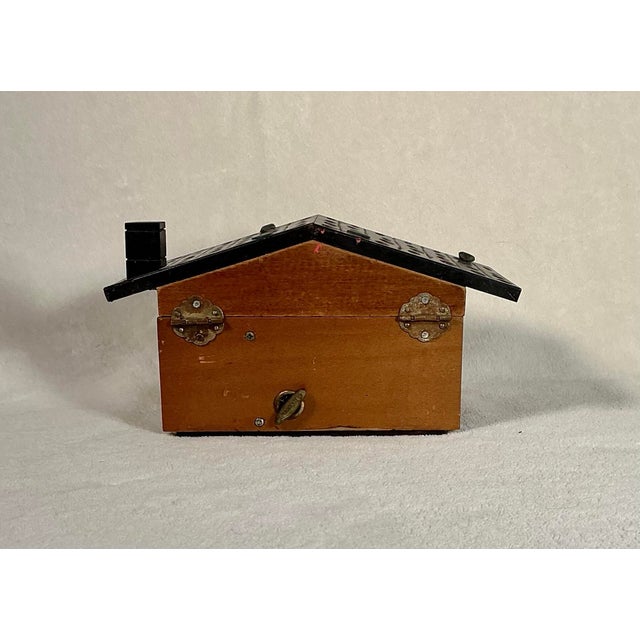 Wood Vintage Japan Swiss Chalet Music Jewelry Box With Rotating Ballerina, 1960s For Sale - Image 7 of 12