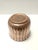 Metal Round Embossed Copper Vase in the style of Egidio Casagrande, Italy, 1950s For Sale - Image 7 of 11
