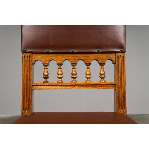 Vintage Chairs in Oak, Set of 4 For Sale - Image 15 of 18