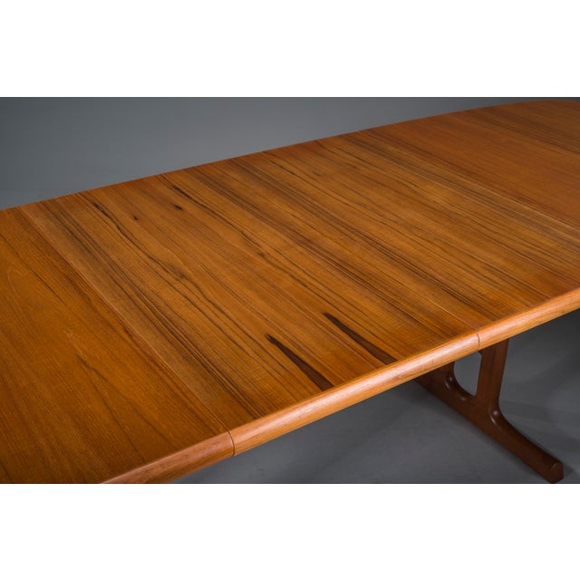 Danish Modern Extendable Teak Dining Table from Glostrup, 1960s For Sale - Image 15 of 17