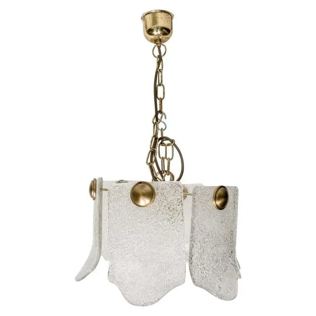 1960s Orrefors Attrib Mid-Century Modern Chandelier For Sale - Image 5 of 13
