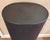 Modern Studio a Home Modern Woven Gray Leather Oval Milan Pedestal For Sale - Image 3 of 4
