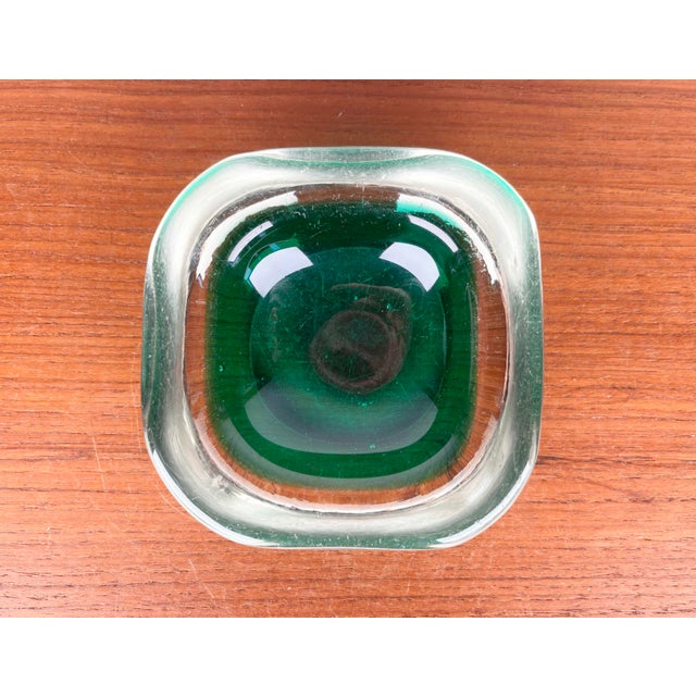 Vintage Italian Sommerso Murano Glass Bowl, 1970s For Sale - Image 5 of 15