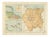 Map of Suriname and the Dutch Antilles Colonial Atlas by W. J. Thieme, 1905 For Sale