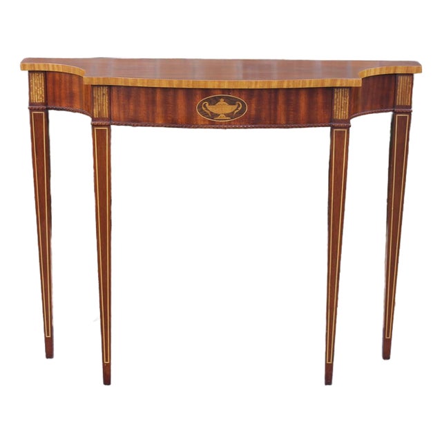 Vintage Councill Craftsmen Hepplewhite Console For Sale