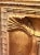 Exceptional gold gilded vintage framed mirror is a treasure. The thick mirror itself has a distressed or foxed appearance....