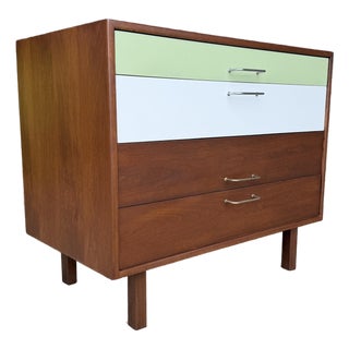 Refinished Jens Risom Chest of Drawers Mid Century Modern For Sale