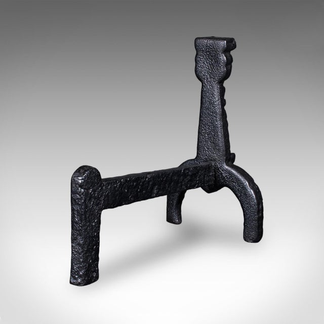 Pair of Antique Fireside Andirons, English, Fire Dog, Hearth, Georgian, c.1805 For Sale - Image 6 of 10