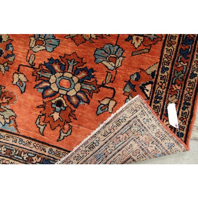 1920s Handmade Antique Persian Lilihan Rug For Sale - Image 4 of 7