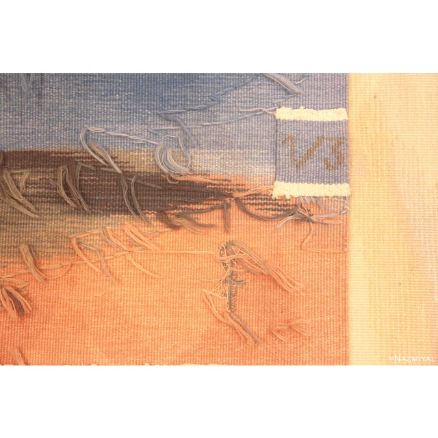 Textile Nazmiyal Collection Vintage French Tapestry by Lars Gynning For Sale - Image 7 of 8