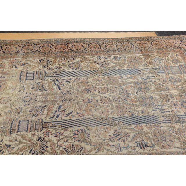 Late 19th Century Antique Mohtasham Kashan Rug 6'9'' x 9'7'' For Sale - Image 4 of 12