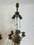 Early 20th Century Vintage Brass and Marble Candelabra Pair of Lamps With Rotating Ball For Sale - Image 5 of 8