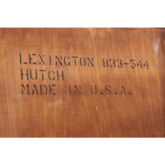 Lexington Bob Timberlake Cherry Desk W. Hutch Top For Sale - Image 17 of 18