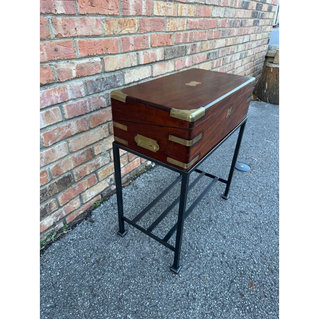 Mid 19th Century 19th Century English Box on Custom Stand For Sale - Image 5 of 10