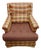 1961 Mid-Century Henredon Plaid Lounge Chair - Project Piece For Sale