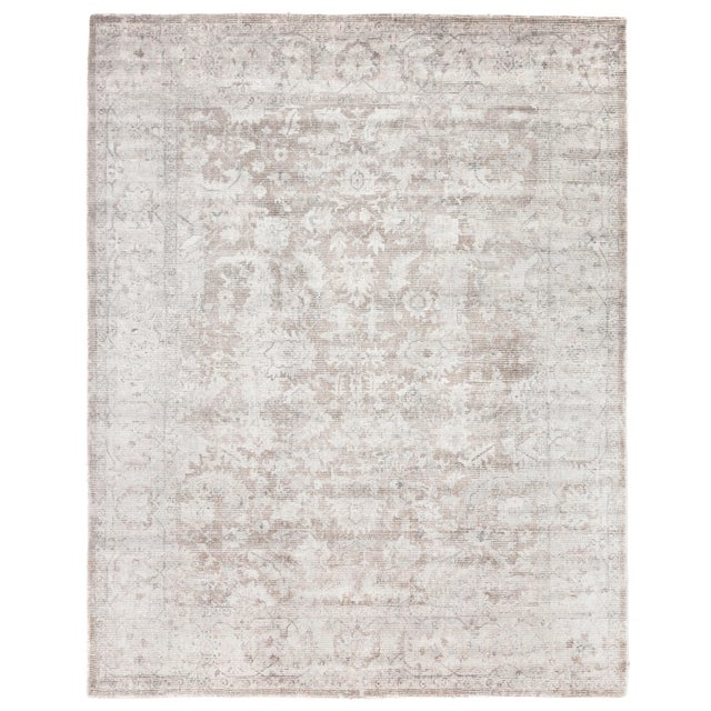 Exquisite Rugs Biron Handmade Wool & Viscose Brown - 10'x14' For Sale - Image 9 of 9