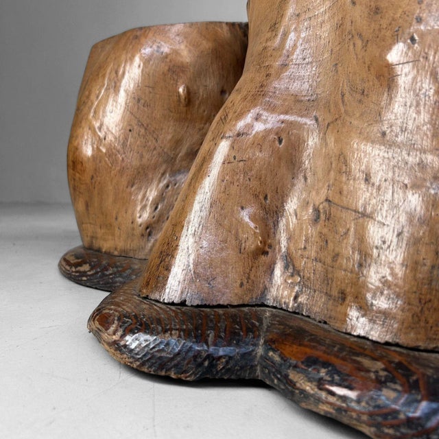 Antique Japanese Wooden Hibachi, 1890s For Sale - Image 9 of 18