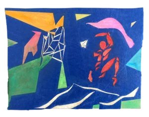 “Soccer Match” Abstract by Erik Sulander 9x12 Photo Print
