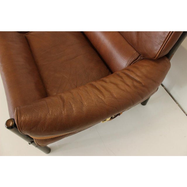 Set of Leather Kontiki Sofa & Coffee Table from Arne Norell Ab, 1970s For Sale - Image 13 of 15
