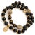 Contemporary Onyx Stone Mantra Beaded Elephant Charm Bracelet Set For Sale - Image 3 of 6