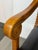 Wood Ethan Allen Office Chair on Rollers For Sale - Image 7 of 12