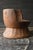 Old Japanese Wooden Mortar Chair / Early 20th Century/ Primitive Wabi-Sabi Seat For Sale - Image 6 of 18