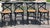 Furniture Classics Black and Rattan Bentwood Counter Stools - Set of 4 For Sale - Image 4 of 4