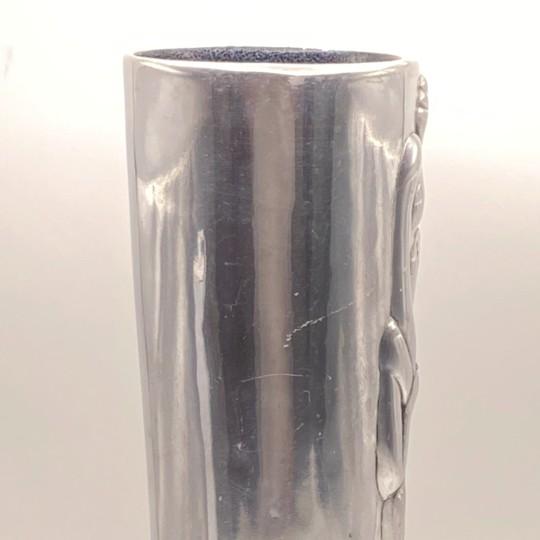 Carrol Boyes Large (13-Inch) Metal "Acrobat" Vase (Modern Figural Metal Sculpture) Please Read For Sale - Image 11 of 17