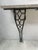 Art Deco Style Console Table in Hammered Wrought Iron, 1900s For Sale - Image 6 of 14