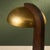 Modernist Table Lamp with Oak Base and Brass Shade, France For Sale - Image 4 of 9