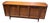 1960s American of Martinsville Mid Century Walnut Sideboard Buffet Credenza For Sale