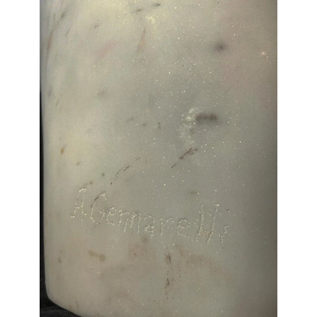 1930s Art Deco Marble Female Nude Sculpture Signed Gennarelli For Sale In New York - Image 6 of 7