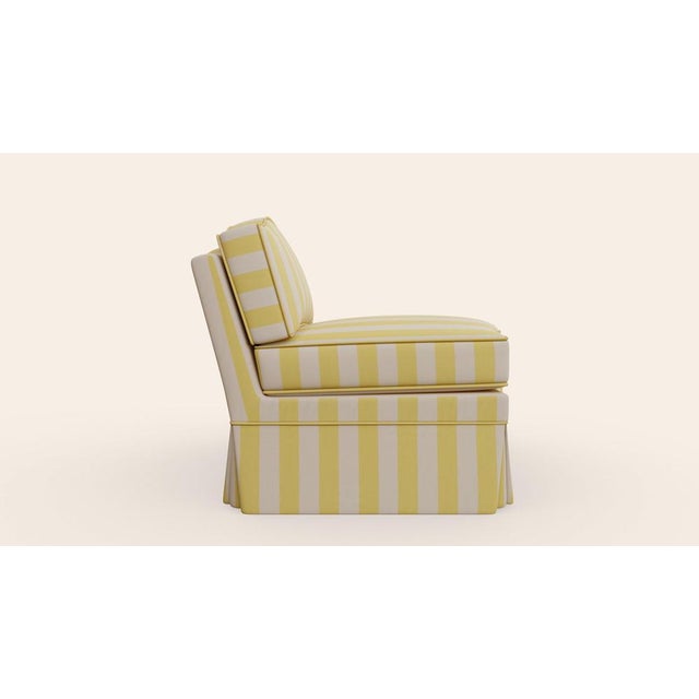Citron Felix Slipper Chair by Ceraudo For Sale - Image 5 of 6