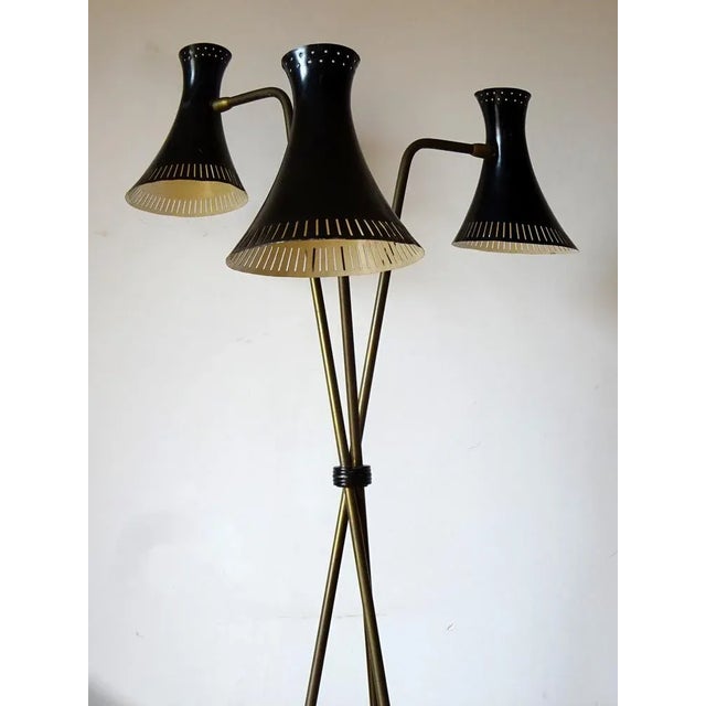 Three-Armed Floor Lamp, 1950s For Sale - Image 6 of 18