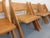 Tan Vintage Brutalist Chairs in Oak, 1960s, Set of 4 For Sale - Image 8 of 18