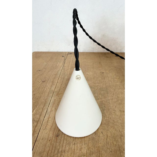 Vintage Glass Ceiling Light, 1970s For Sale - Image 10 of 17