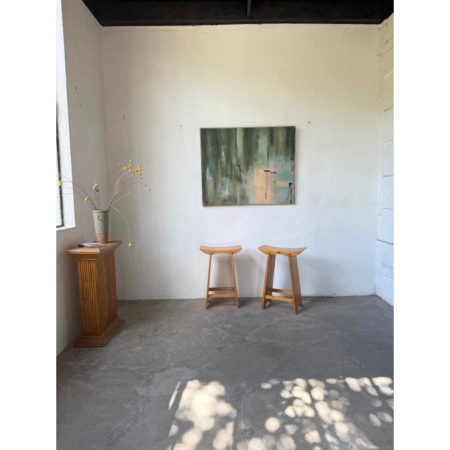 JF Caron, Abstract Water Lilies, 20th Century, Painting on Canvas For Sale - Image 15 of 18