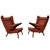 1980s Hans J Wegner Pp19 for Pp Mobler Papa Bear Chairs, Denmark 1980 For Sale - Image 5 of 14