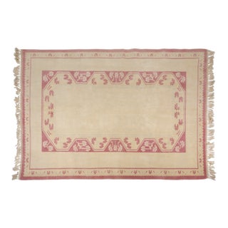 1950s Oversize Handknotted Anatolian Turkish Rug For Sale