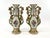 Richly decorated and exceptionally elegant, this monumental pair of 19th-century Old Paris porcelain mantel vases embodies...