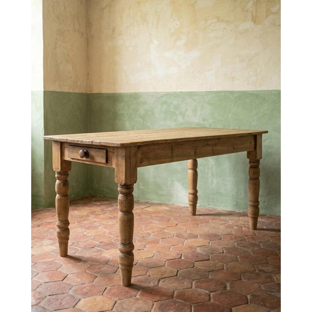 This charming french pine farmhouse table has exactly the sort of quiet confidence that makes french country furniture so...